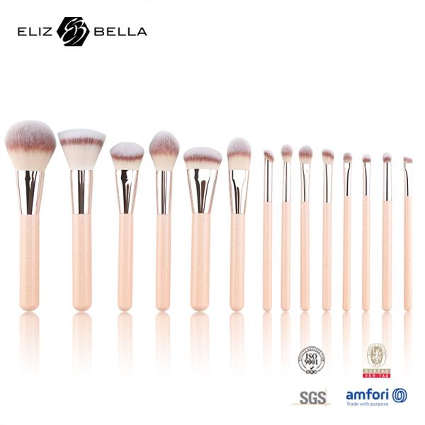 Quality Complete 14-Piece Cosmetic Brush Set – High-Performance, Easy-to-Clean Bristles, Stylish Case Perfect for Beginners and Expert Makeup Lovers for sale