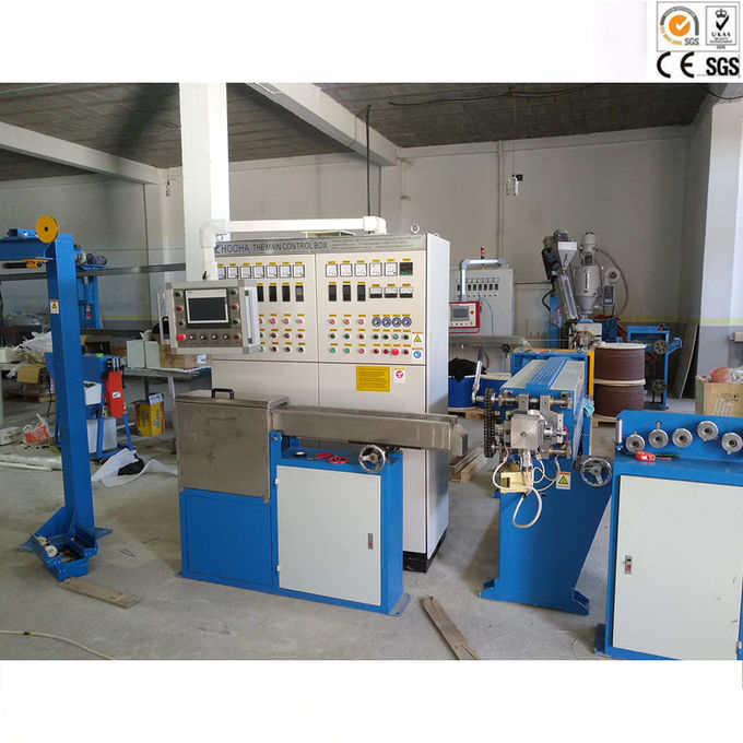 Precise Electric Wire Extrusion Machine Two Layer Or Color Insulated Cable Co - Extrusion Line