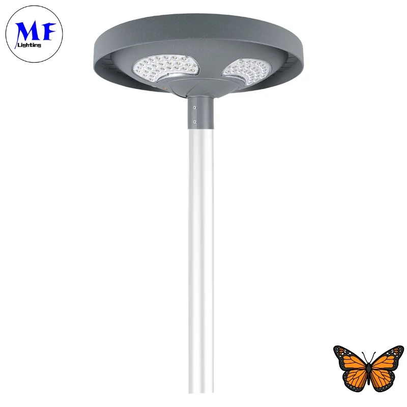 16 Years Factory Aluminium Waterproof 40W IP65 Ik08 All in One Park Path Squares Sidewalks Plaza Road School Court LED Solar Garden Street Wall Light