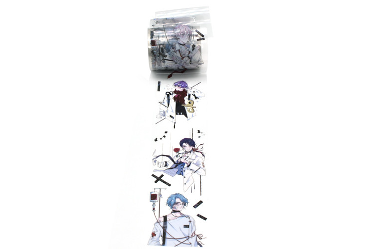 Custom Printed Waterproof PET Colored Washi Tape For DIY Scrapbook