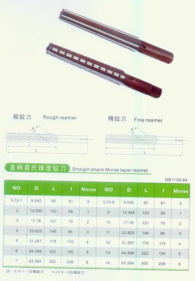 KM Carbide straight machine reame