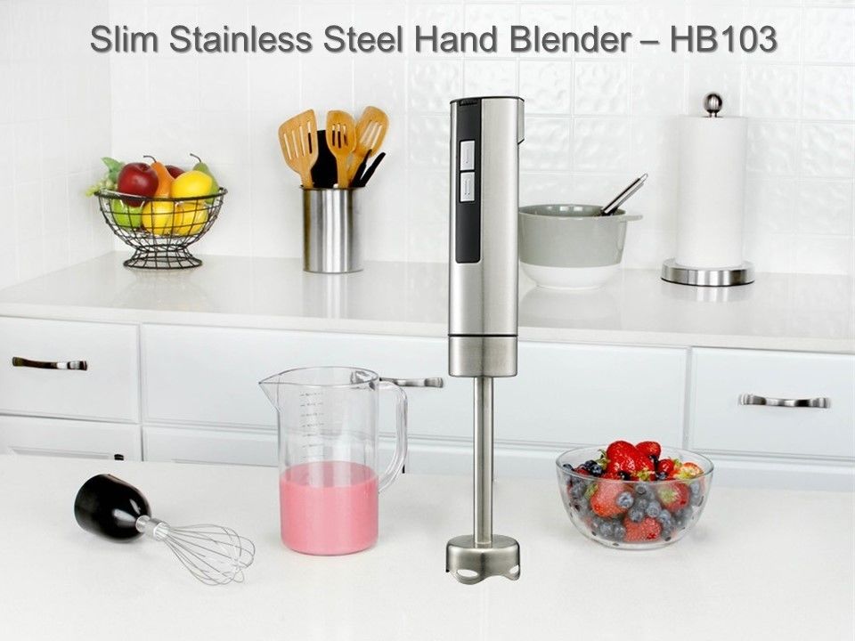 Smart Stick Stainless Steel Hand Blender with Whisk Trubo Blender