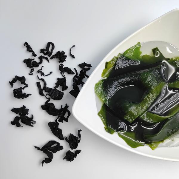 Curly Black Cut Wakame Dried Seaweed Nutrient Rich Superfood For Digestion And