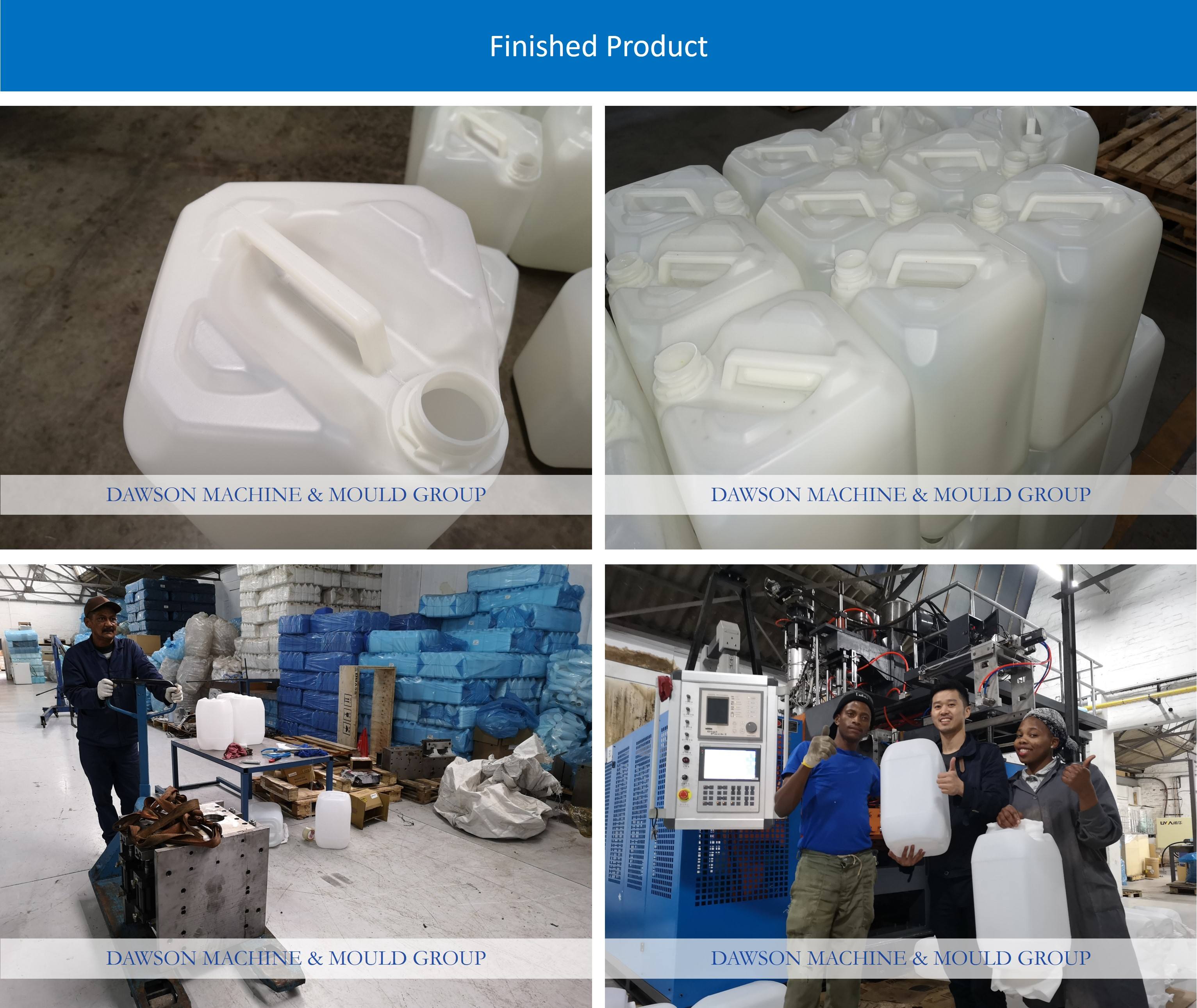Fully Automatic Extrusion Blow Molding Machine 25 Liter PE HDPE Plastic Bottle Jerry Can