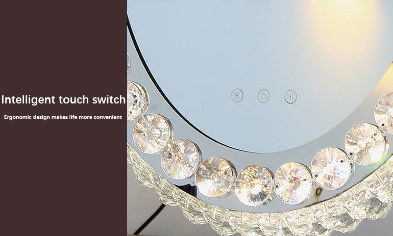 LED Light Up Makeup Mirror Crystal Vanity Mirror Hollywood Style