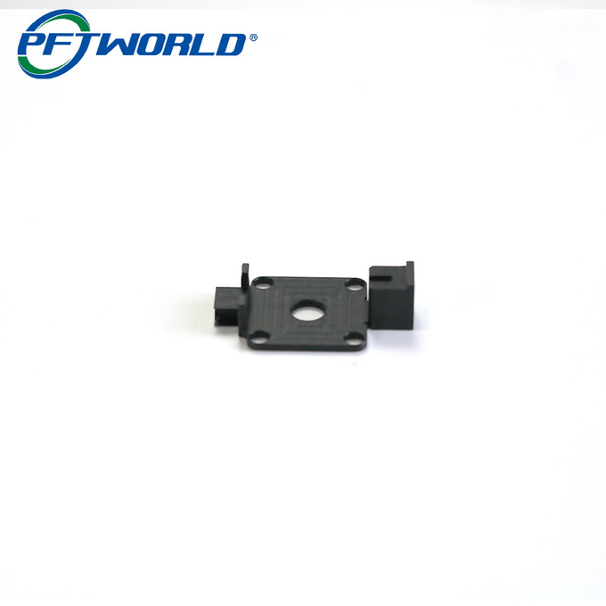 Black OEM CNC Machining Milling Anodized Aluminum Parts for Back Adjuster