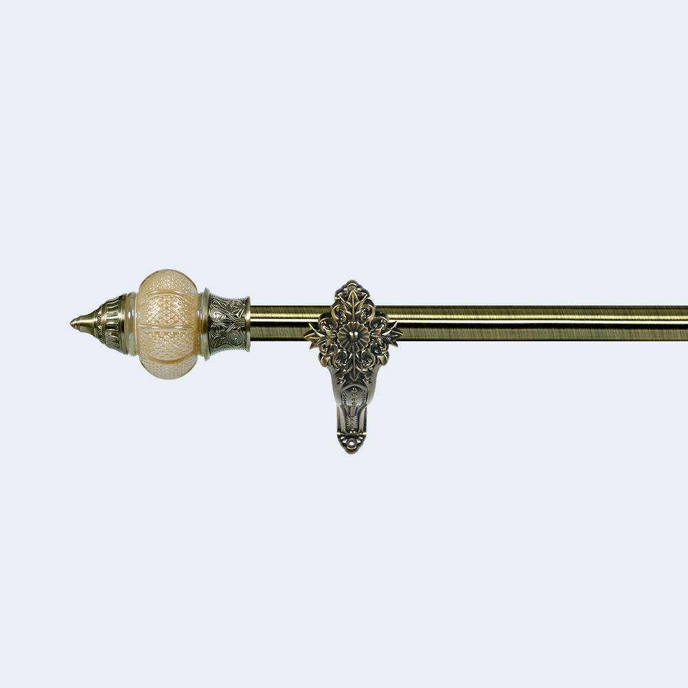 Iron Window Curtain Rod Home Hardware Decoration Extendable Metal Curtain Pole