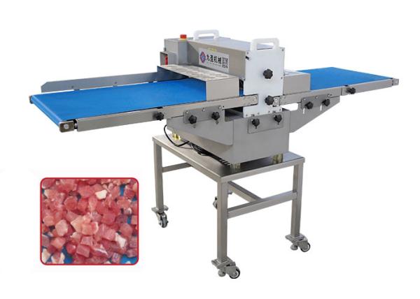 500 KG/H Industrial Fresh Meat Chicken Liver Cube Dicer Cutting Machine With