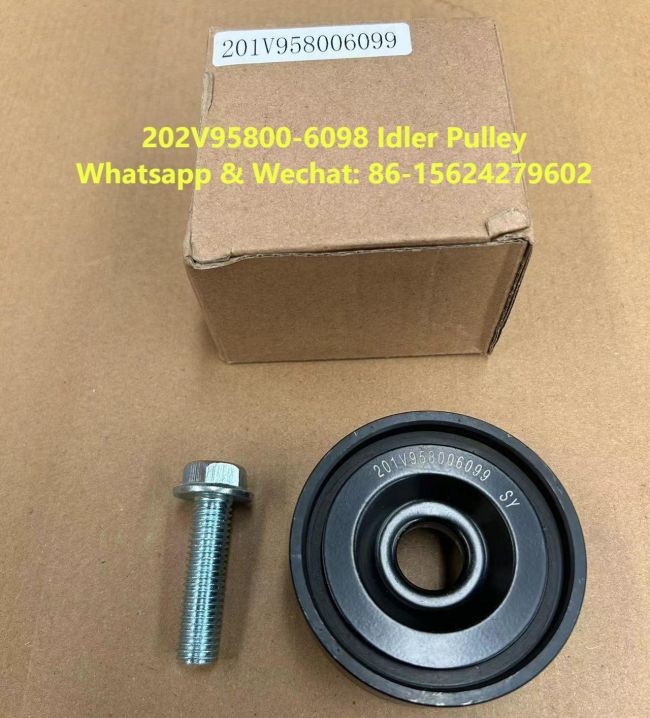 Idler Pulley 202V95800-6098 HOWO Truck Parts Belt Tensioner Roller Belt Idler Pulley Tensioner Idler Flat Idler