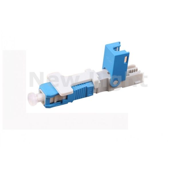 Quality Blue SC UPC Quick Assembly Connector with 0.3dB Insert Loss for 3.0mm and 2.0mm Cables in FTTH Applications for sale