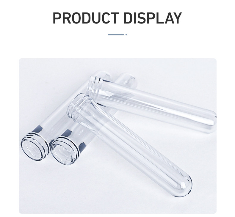 Cosmetic Plastic Bottle Preform 20mm 24mm 28mm PET Preform