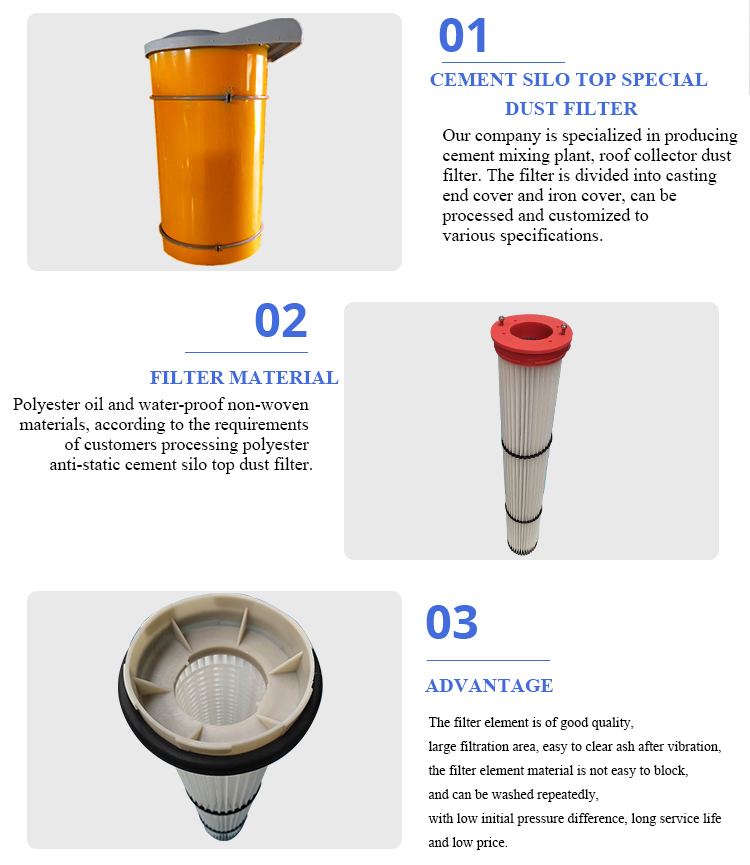99.99% Pressure Vessel Gas Turbine Filter Pleated Filter Bags