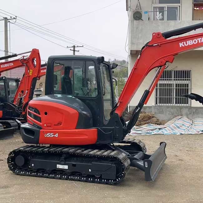 Kubota Excavator Used Mini U55-4 Original Construction Equipment 0.55tons