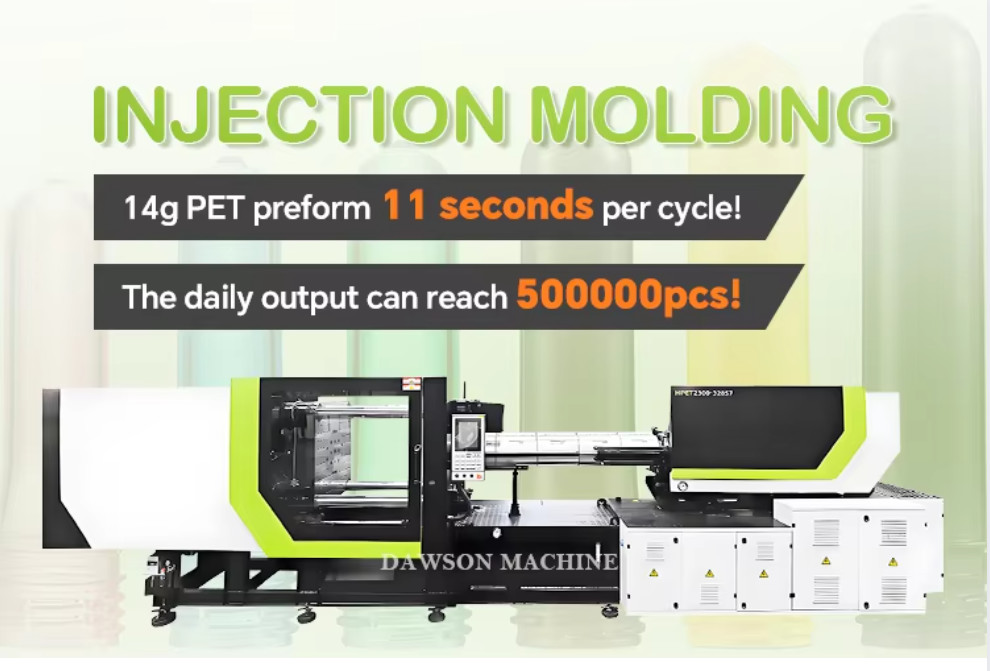Premium Quality Energy Saving Reliable PET Pesticide Preforms Injection Molding Machine