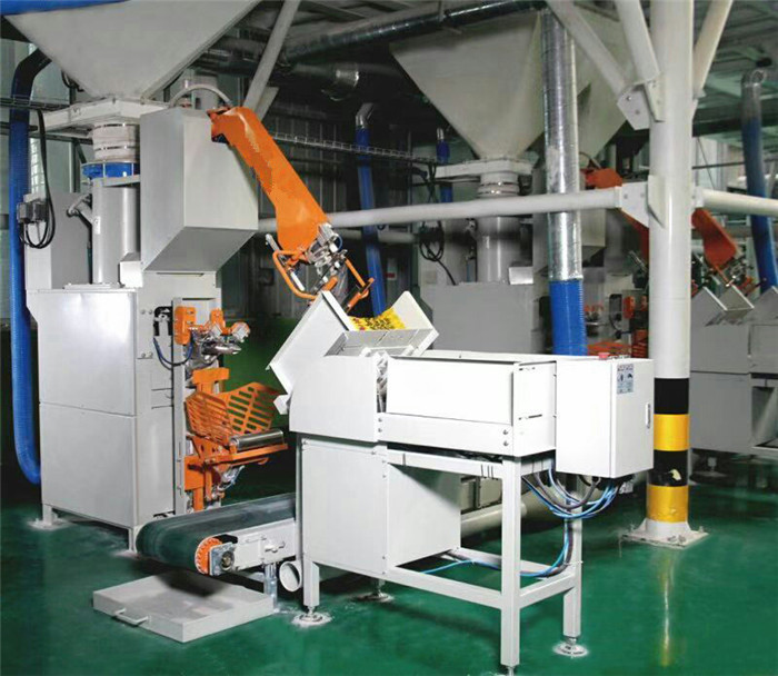 Potato Flour Packaging Equipment Wheat Flour Bag Packing Machine Valve Bagger