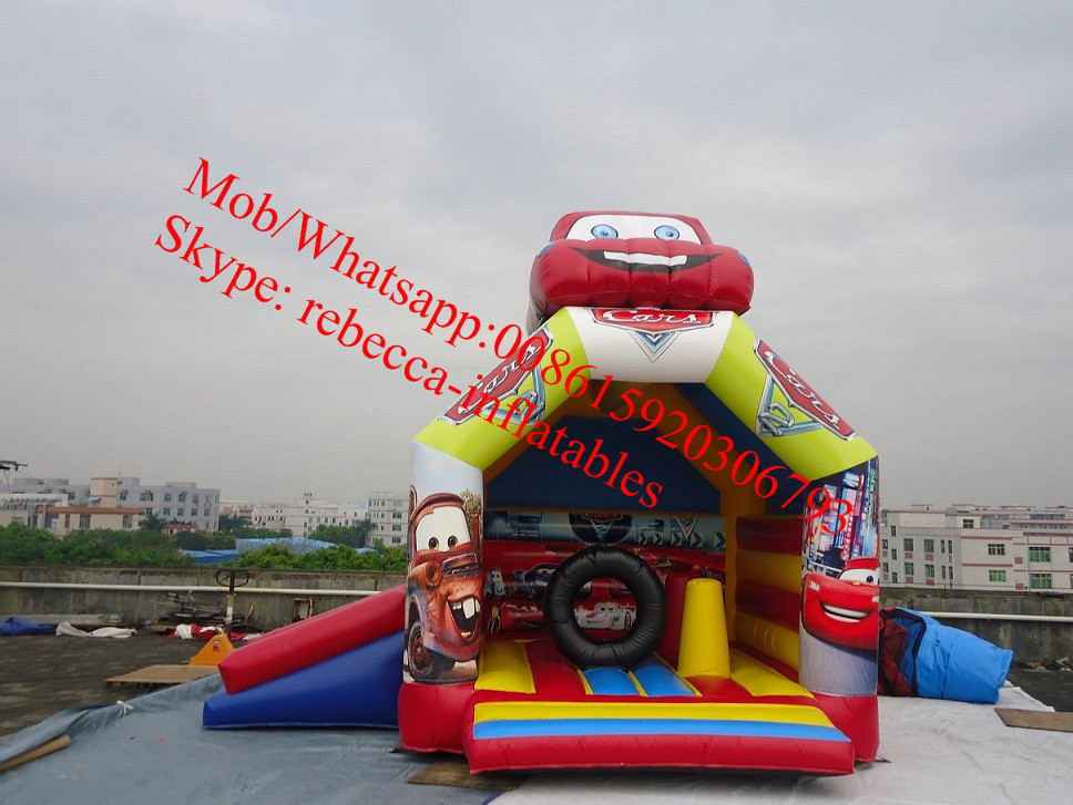  inflatable car bouncy combo inflatable bouncer slide Manufactures