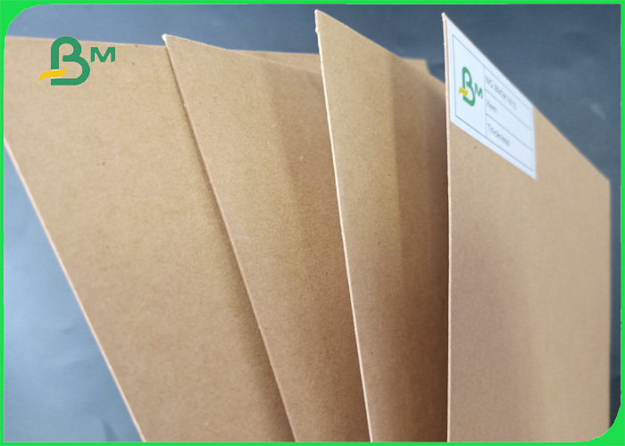 350gsm Tear Resistant 100% Wood Pulp Brown Kraft Liner Paper For Package