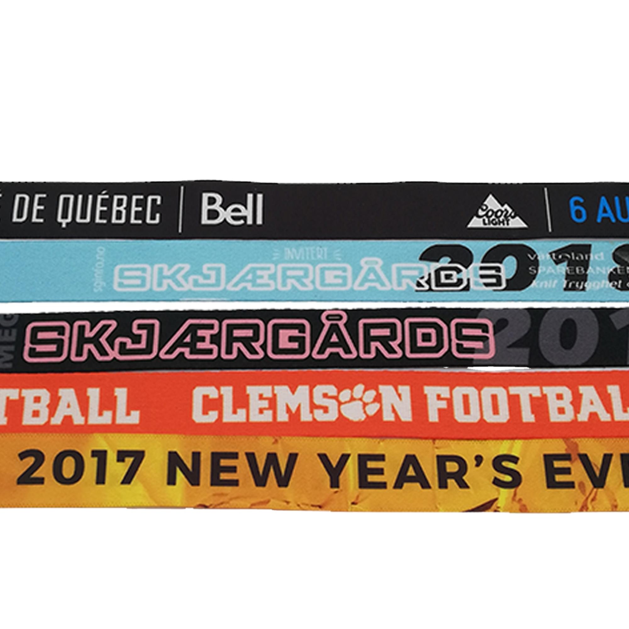 Social Distancing NFC RFID Access Control Wristbands Heat Resistant With Silk Logo Printing
