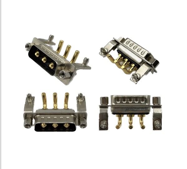 3W3 30A Male High Current 3pin D Sub Female Connector Adapter PCB Solder Type