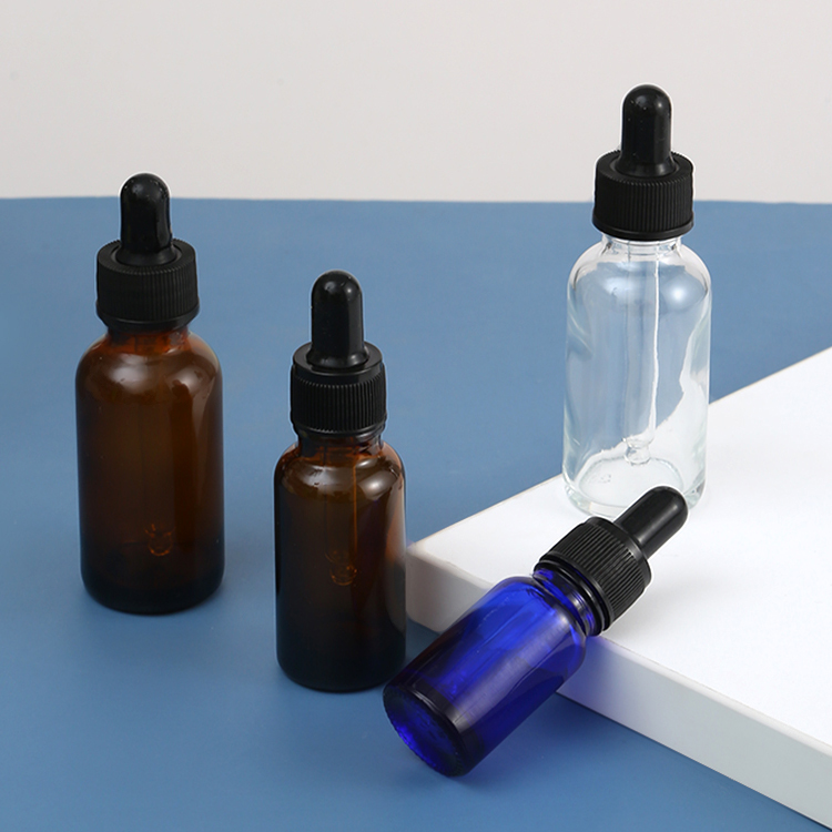 15ml 30ml 50ml Unique Green Square Glass Bottle Cosmetic Oil Glass Dropper Bottles Sealing Type Dropper Industrial Cosmetic