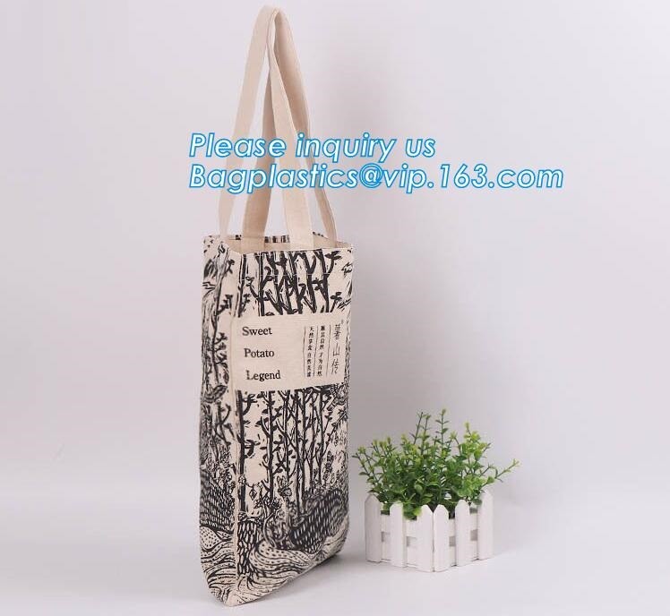 100% recycled organic cotton canvas calico drawstring bag with printing,custom print canvas cloth tote bags with printed
