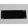 Buy cheap OEM Square Galvanized Stainless Steel Stamped Parts Black Color ISO9001 Standard from wholesalers