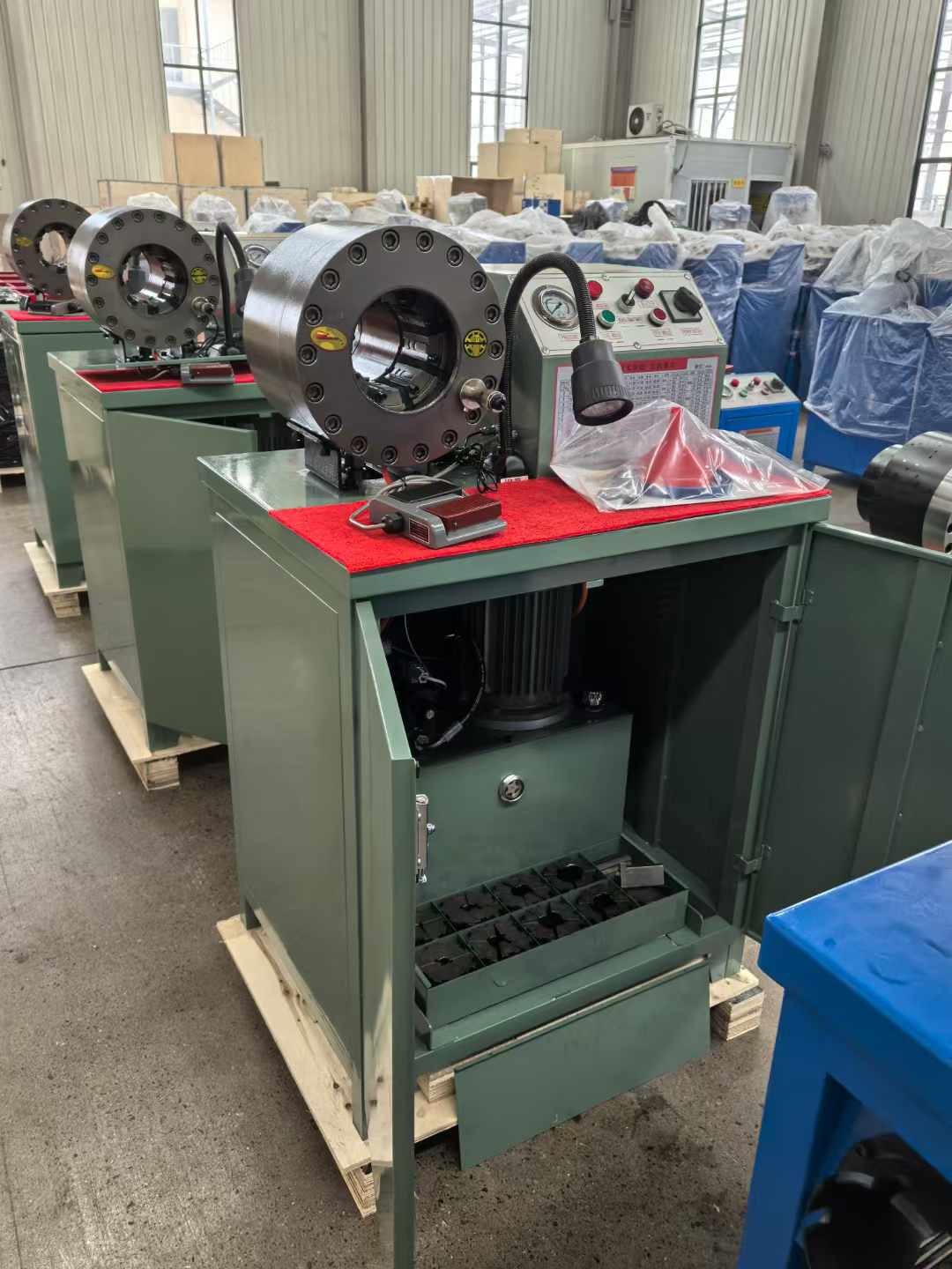 6-51mm 2" Forging Process Hydraulic Hose Crimping Machine 10 Dies Hose Crimping Machine