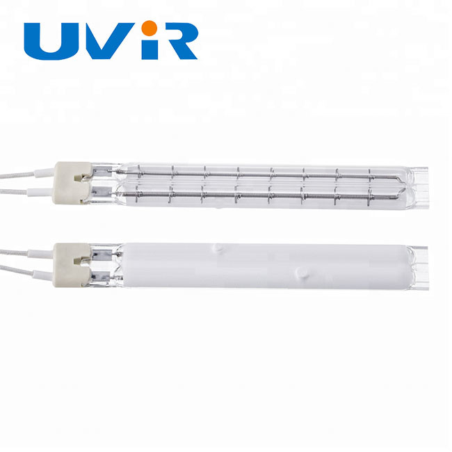 1500W Twin Tube Infrared Lamps , Ceramic Coating Short Wave Ir Heater