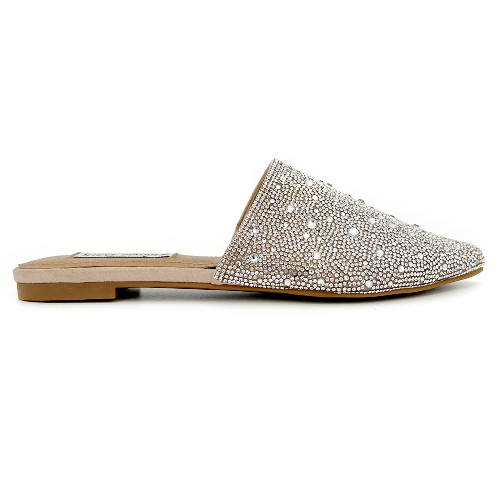 Summer Chic Ladies Flat Sandals With Rubber Sole Material OEM