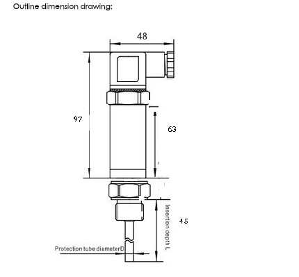 SBW-01 Temperature Transmitter with 4-20mA and Hart protocal output