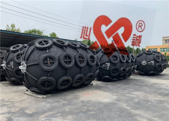 Natural Rubber Marine Airbag Fender High Breaking Strength For Ship Protection