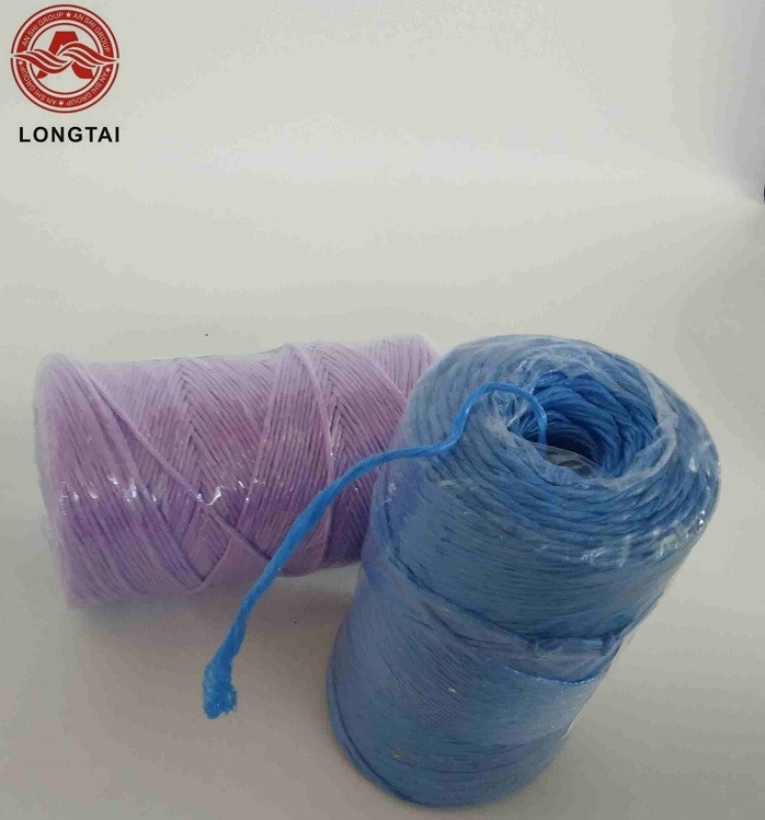 High strength Fibrillated Polypropylene Reaper Binder baling Twine in 2- 2.5 kg bobbins