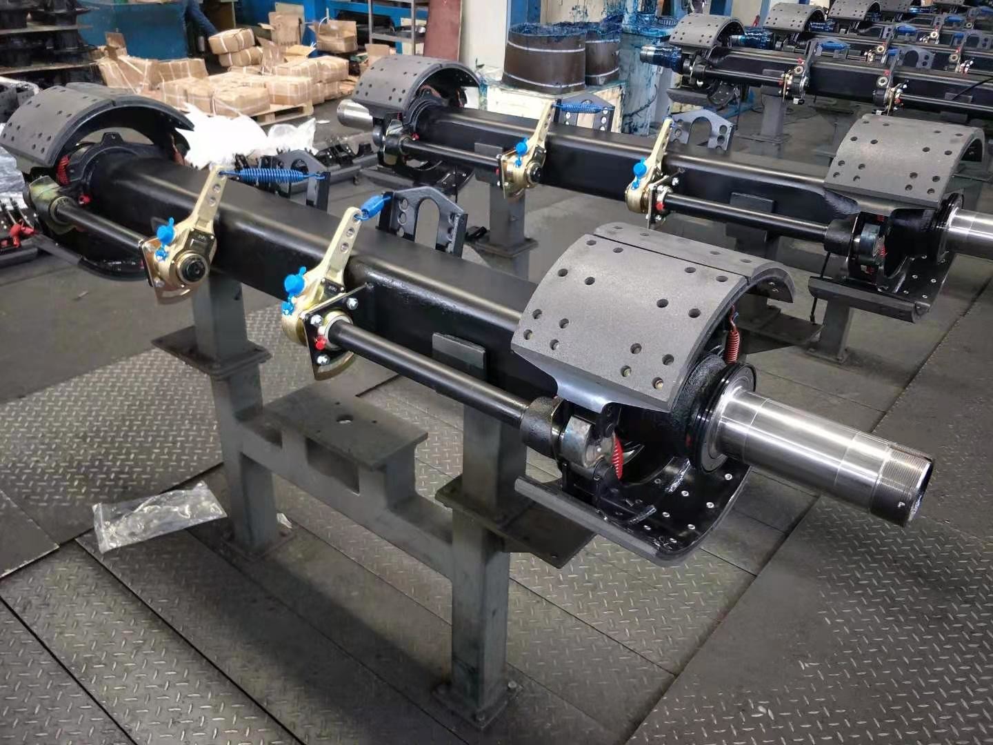 Fuwa 13 T Axle Trailer Chassis Parts For Semi Trailer And Truck