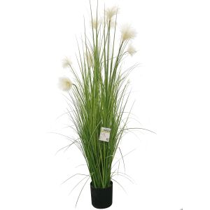  High Imitation Handmade Potted Artificial Onion Grass 145cm Height Manufactures