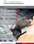 Unique high tension tool 6000N Pneumatic Strapping Tool Packaging Strapping