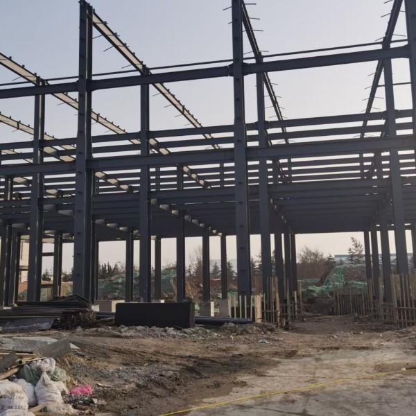 Prefabricated Wide Span Light Steel Industrial Building Steel Structure