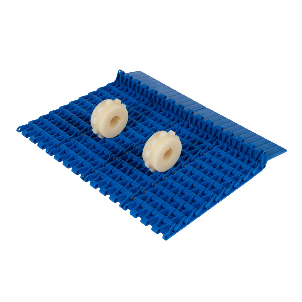 White Plastic Wire Mesh Plastic Modular Belt