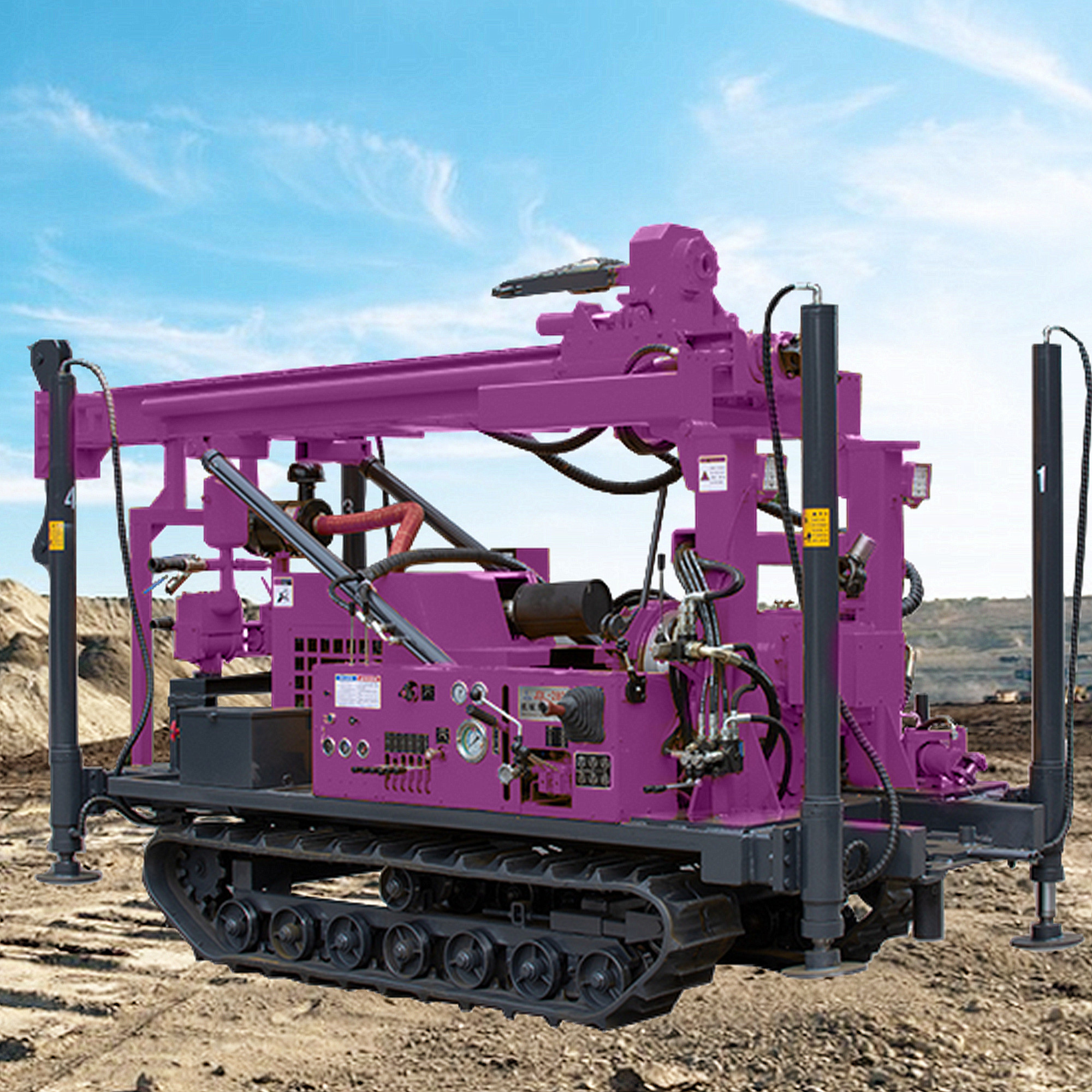 Exploration Core Drilling Rig Geotechnical Drill Rig Hydraulic Core Drilling Equipment