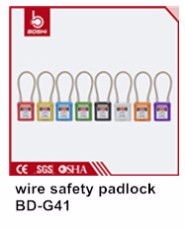 Key Retaining Jacket Safety Padlock , Laser Printing Lock Out Tag Out Locks