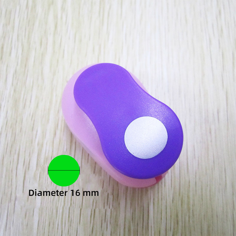 Customized Colorful 8-75mm Round Hole Punch DIY Mini Craft Paper Flower Punch for Kids