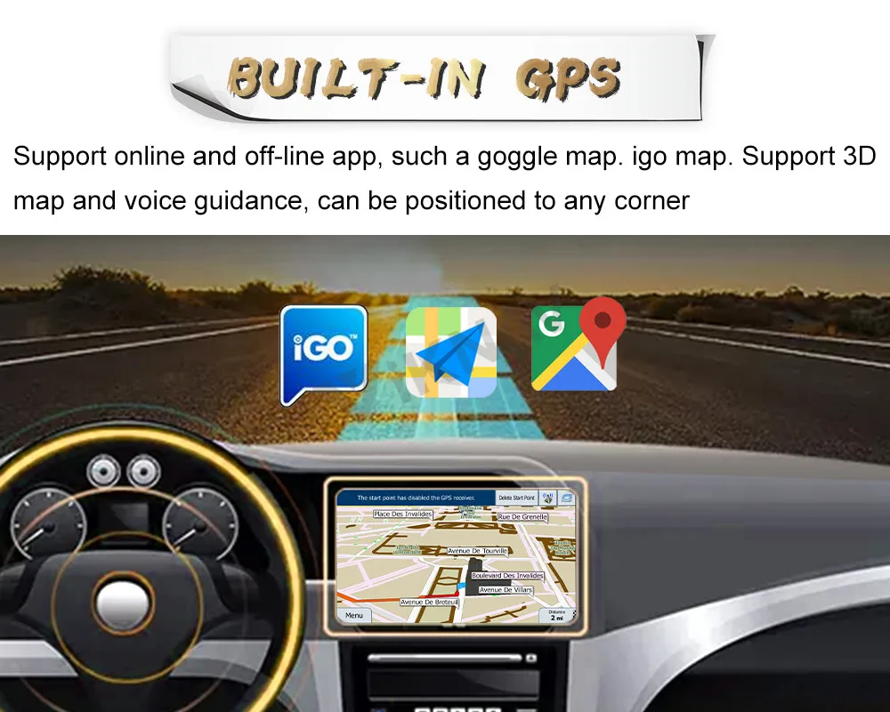 Viknav Car Radio For Volvo v40 (2011-2019) 8.8 inch HD LCD Touch Screen GPS Navigation Wireless Carplay Video Player