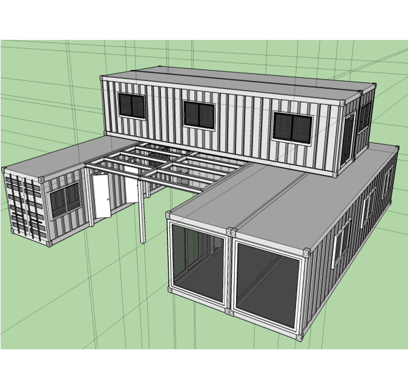 Modern Villa Luxury Prefabricated Container Homes