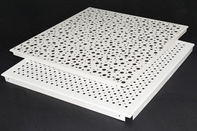 0.6mm Thick Powder Coated Clip In Ceiling Electrostatic Powder Coating Satin Smooth