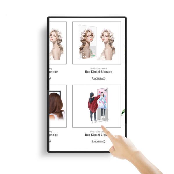 Digital Signage 1920×1080 resolution 400nits brightness Wall Mounted RK3399 For
