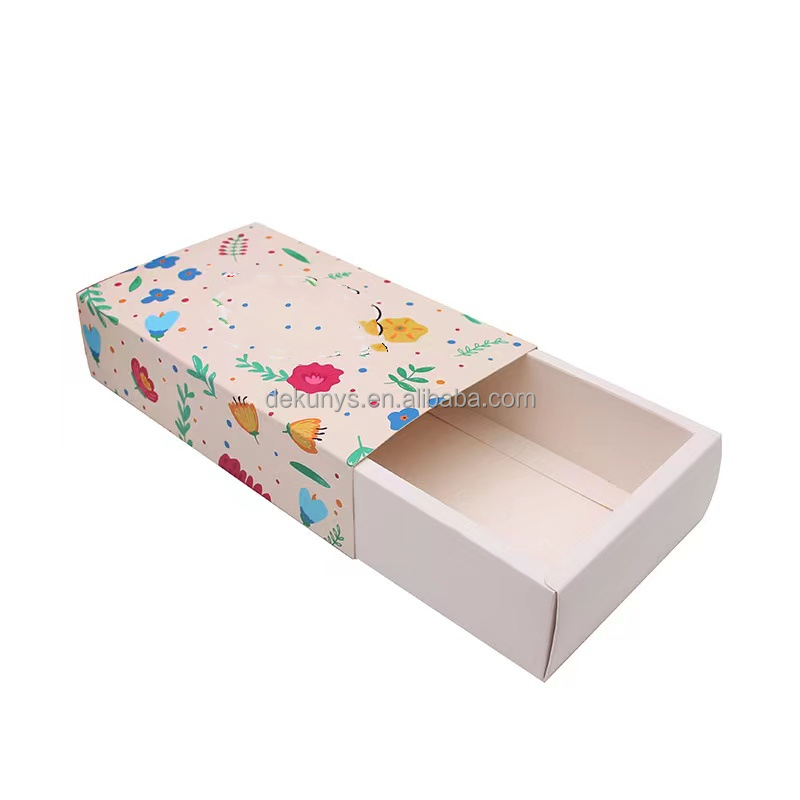 Glossy Lamination Custom Recycle Folding Shredded Mask Paper for Shopping Gift Food Box
