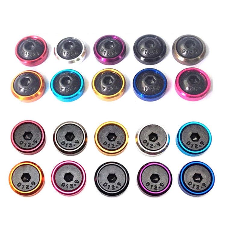 M6 Cylindrical Head Cup Inner Hexagon Screw Gasket Washer Aluminum Alloy Washer
