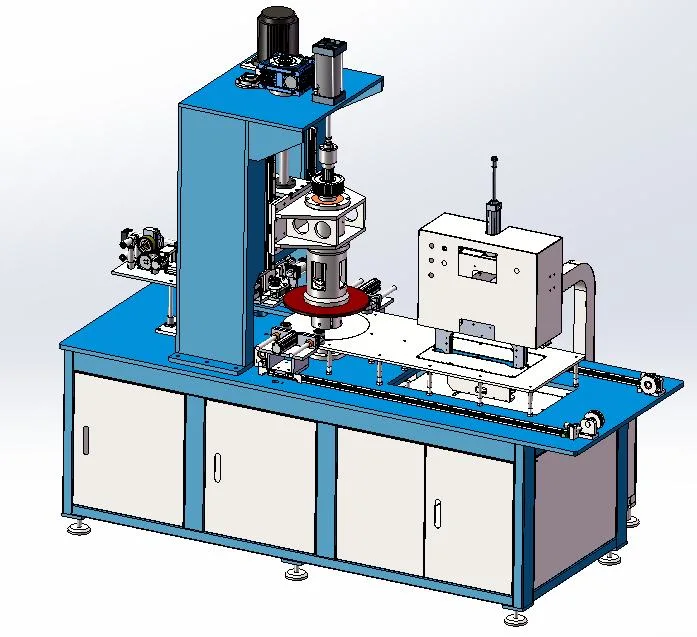 Heat Shrink Hollow Type Cable Packaging Machine Full Automatic Cable Coiling Machine with Robotic Arm
