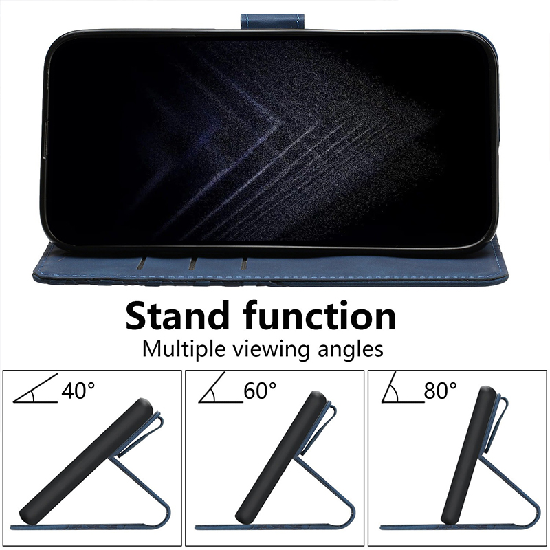 Multifunctional Strong Magnetic Flip Series PU Leather Case for iPhone 15 Promax