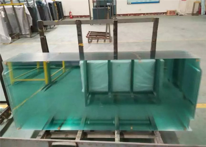8mm Thickness Tempered Safety Glass / Toughened Glass Cut To Size Polished Edges