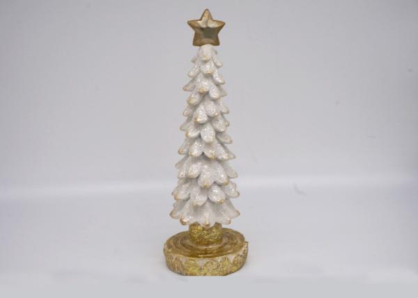 Polyresin Material Christmas Tree Figurines Handmade For Decoration Crafts /